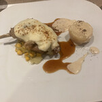 セ'ラヴィー!ナガノ - 鴨もも肉のコンフィバジルモッツァレラチーズ焼き