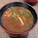 越中屋  - 赤出汁