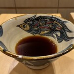 鮨桂太 - 鮪漬け用の器（やちむん） 