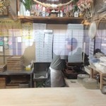 元祖手打そば いづるや - お蕎麦を打っている様子