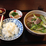 そば正 - 鴨南蛮そば