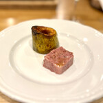 La Stalla - ◆占冠産蝦夷鹿テリーヌ ゆずもファーム産宿儺かぼちゃグリル