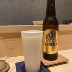 鮨 うら紀 - エビスビール