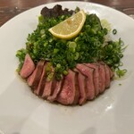 牛たん料理 閣 ブランドーム本店 - たんタタキ