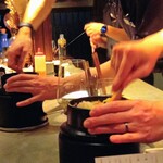 表参道 HYENE - 目の前でまぜまぜ