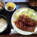 Kouraku - チキンカツランチ+みそダレ