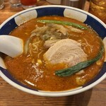支那麺 はしご - 搾菜担々麺　中辛