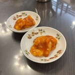 菜香新館 - 干烧鲜虾仁（＝新鮮なエビのチリソース）