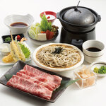 和 DINING 白 - 料理写真:選べる和み御膳　阿波黒牛の牛しゃぶ