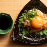 とりさし梅松 - 鳥ユッケ