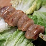 鶏料理 一羽 - 腺胃。1つ目の胃袋