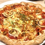 ガスト - ピザ（シーフード）：990円