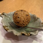 中国料理 琥珀 - 胡麻団子