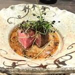 中津をにく - 【 サーロインの藁焼き 】