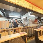 蒙古タンメン中本 - 麺場の様子