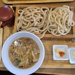 やまや製麺所 深谷総本店 - 濃厚背脂うどん合盛り