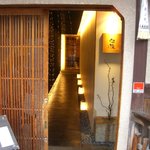 祇園迦陵 - 町屋造りの入り口