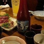 居酒屋のんき - すっぽんの血の入った日本酒 