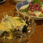 居酒屋のんき - すっぽんのお刺身や酢味噌あえ