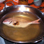 山はら - 焼いた鯛でダシを