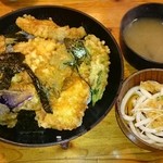 天力 - ランチ 穴子天丼
