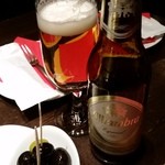 バル デ エスパーニャ ペロ バモス - スペインビール「アルハンブラ」￥900