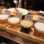 ビアハウス 森卯 - クラフトビール飲み比べ