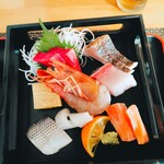 良酒屋 握 - 料理写真:日替わり刺身定食