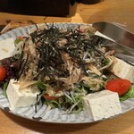 瓢太 - じゃこと豆腐のサラダです