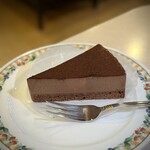 ピース - ■珈琲か紅茶のセット ￥930 ベルギーレアチョコケーキ