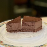 ピース - ベルギーレアチョコケーキ・断面