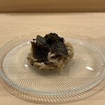 鮨 赫 sushi aka Tokyo - 和麺　キャビア　トリュフ