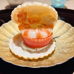 蓬左茶寮 - 車海老の最中