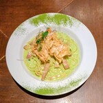 デザイナーズ個室 肉バル W - 抹茶クリームパスタ
