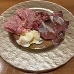 四季彩 平山 - 自家製ハムの盛り合わせ