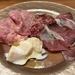四季彩 平山 - 自家製ハムの盛り合わせ