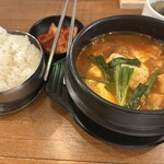韓国屋台酒場 韓兵衛 - 昨日のスンドゥブ
