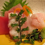 味すゞ亭 穏香 - 海の幸盛合わせのアップです