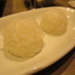 うしごろバンビーナ - サーロインのすき焼きの手鞠ライス