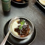 山海料理仁志乃 - サービスのコーヒーゼリー