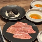 焼肉うしごろ 銀座店 - シャトーブリアンのすき焼き トリュフ添え