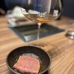 焼肉うしごろ - 焼しゃぶ 上ミスジ