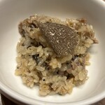 焼肉うしごろ - トリュフと牛ヒレの石焼リゾット