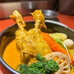 SAPPORO-CURRY KUMAYA - チキンのスープカレー、TPココナッツスープ、TPチキンレッグ