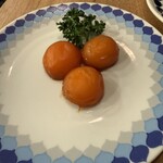 スピカ旅行社 - 卵の黄身の醤油漬け燻製950円