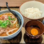 かまど 鎌取店 - 肉うどんセット