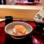 多仁本 - 贅沢な香箱蟹の蕎麦！土佐酢ジュレと素麺が絡んでなんとも旨い♫