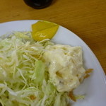 とんかつ いちかつ - Dec, 14　タルタル、チューブからぶにゅっとね。