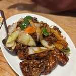 元祥 - 鳥唐揚げの黒酢かけ