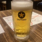 神鶏 - まずは生ビール